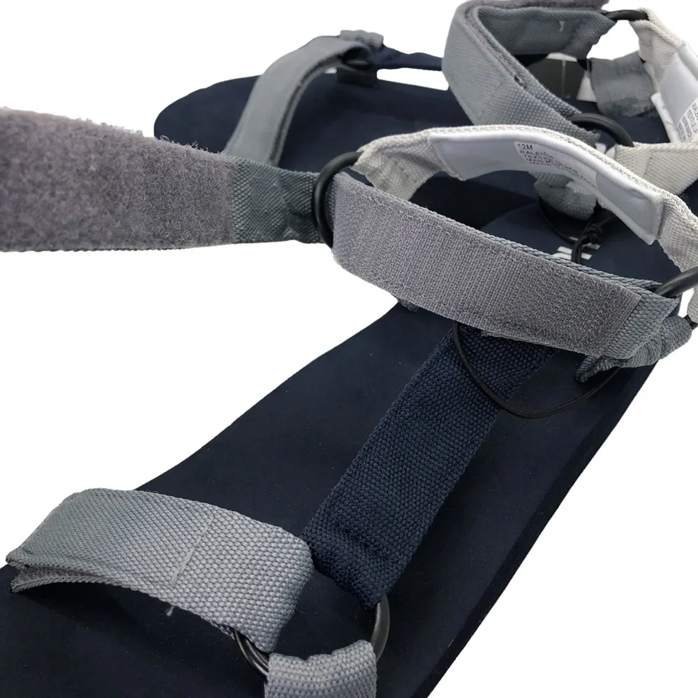 HURLEY Raleigh Navy & Grey Adjustable Strap Sandals Men's Size 12 - Picture 4 of 12